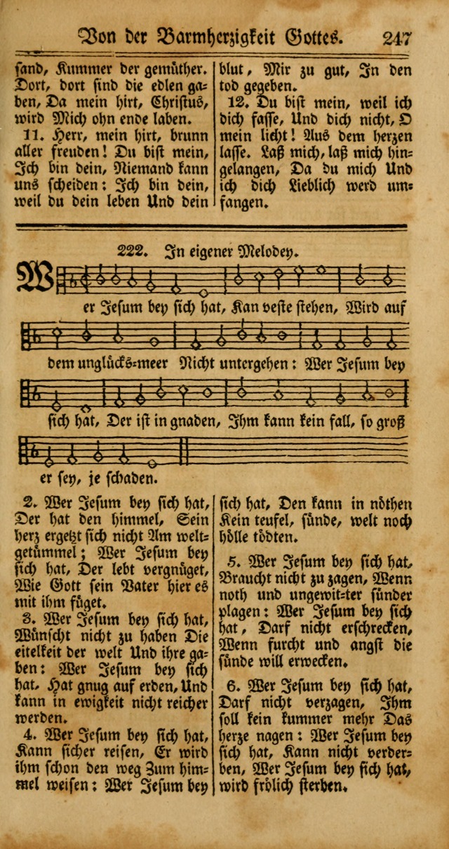 Unpartheyisches Gesang-Buch: enhaltend Geistrieche Lieder und Psalmen, zum allgemeinen Gebrauch des wahren Gottesdienstes (4th verb. Aufl., mit einem Anhang) page 327