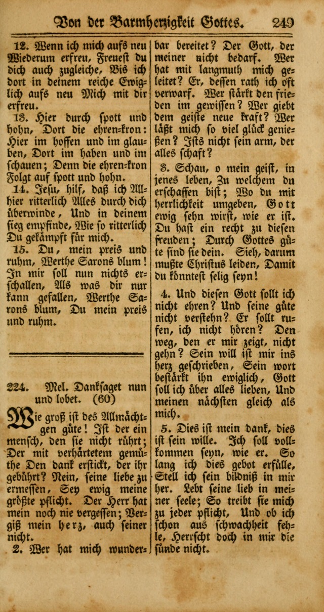 Unpartheyisches Gesang-Buch: enhaltend Geistrieche Lieder und Psalmen, zum allgemeinen Gebrauch des wahren Gottesdienstes (4th verb. Aufl., mit einem Anhang) page 329