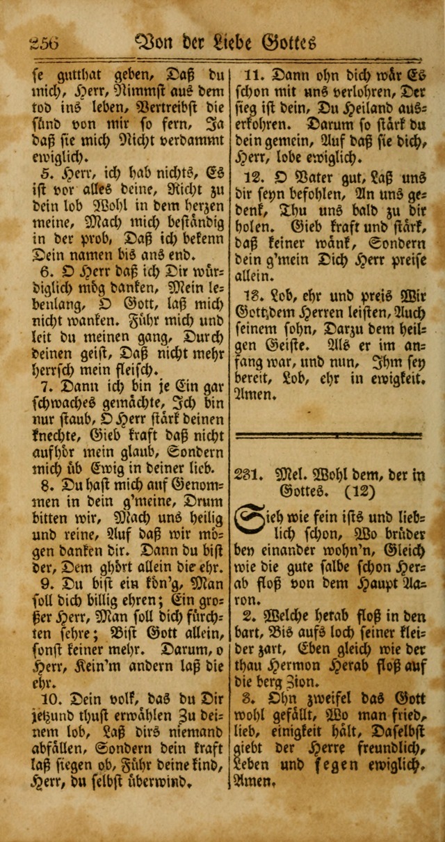 Unpartheyisches Gesang-Buch: enhaltend Geistrieche Lieder und Psalmen, zum allgemeinen Gebrauch des wahren Gottesdienstes (4th verb. Aufl., mit einem Anhang) page 336