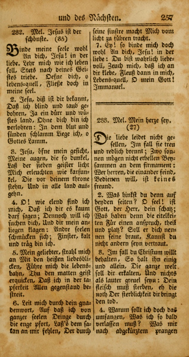 Unpartheyisches Gesang-Buch: enhaltend Geistrieche Lieder und Psalmen, zum allgemeinen Gebrauch des wahren Gottesdienstes (4th verb. Aufl., mit einem Anhang) page 337