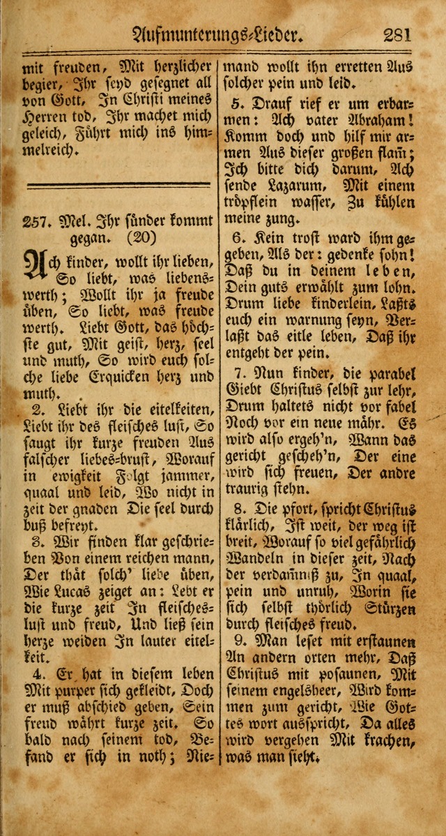 Unpartheyisches Gesang-Buch: enhaltend Geistrieche Lieder und Psalmen, zum allgemeinen Gebrauch des wahren Gottesdienstes (4th verb. Aufl., mit einem Anhang) page 359