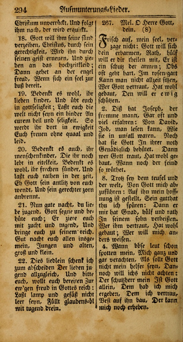 Unpartheyisches Gesang-Buch: enhaltend Geistrieche Lieder und Psalmen, zum allgemeinen Gebrauch des wahren Gottesdienstes (4th verb. Aufl., mit einem Anhang) page 374