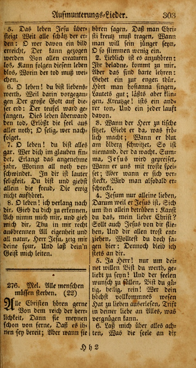 Unpartheyisches Gesang-Buch: enhaltend Geistrieche Lieder und Psalmen, zum allgemeinen Gebrauch des wahren Gottesdienstes (4th verb. Aufl., mit einem Anhang) page 383