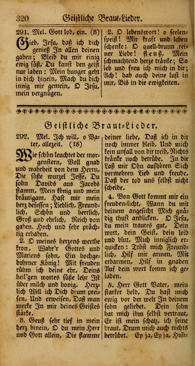 Unpartheyisches Gesang-Buch: enhaltend Geistrieche Lieder und Psalmen, zum allgemeinen Gebrauch des wahren Gottesdienstes (4th verb. Aufl., mit einem Anhang) page 400