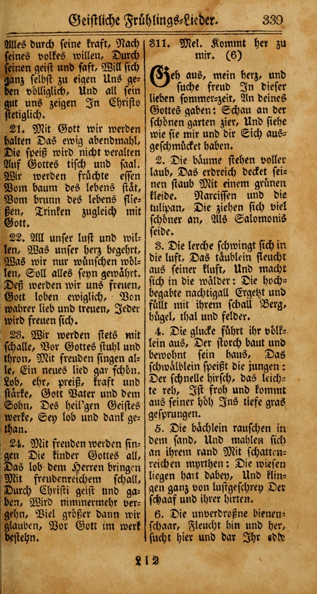 Unpartheyisches Gesang-Buch: enhaltend Geistrieche Lieder und Psalmen, zum allgemeinen Gebrauch des wahren Gottesdienstes (4th verb. Aufl., mit einem Anhang) page 419