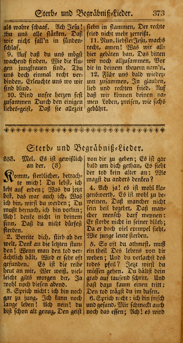 Unpartheyisches Gesang-Buch: enhaltend Geistrieche Lieder und Psalmen, zum allgemeinen Gebrauch des wahren Gottesdienstes (4th verb. Aufl., mit einem Anhang) page 453