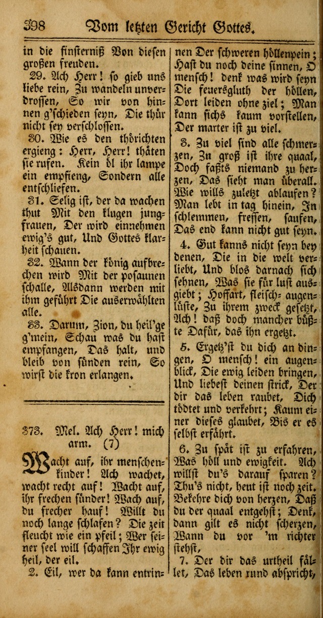 Unpartheyisches Gesang-Buch: enhaltend Geistrieche Lieder und Psalmen, zum allgemeinen Gebrauch des wahren Gottesdienstes (4th verb. Aufl., mit einem Anhang) page 478