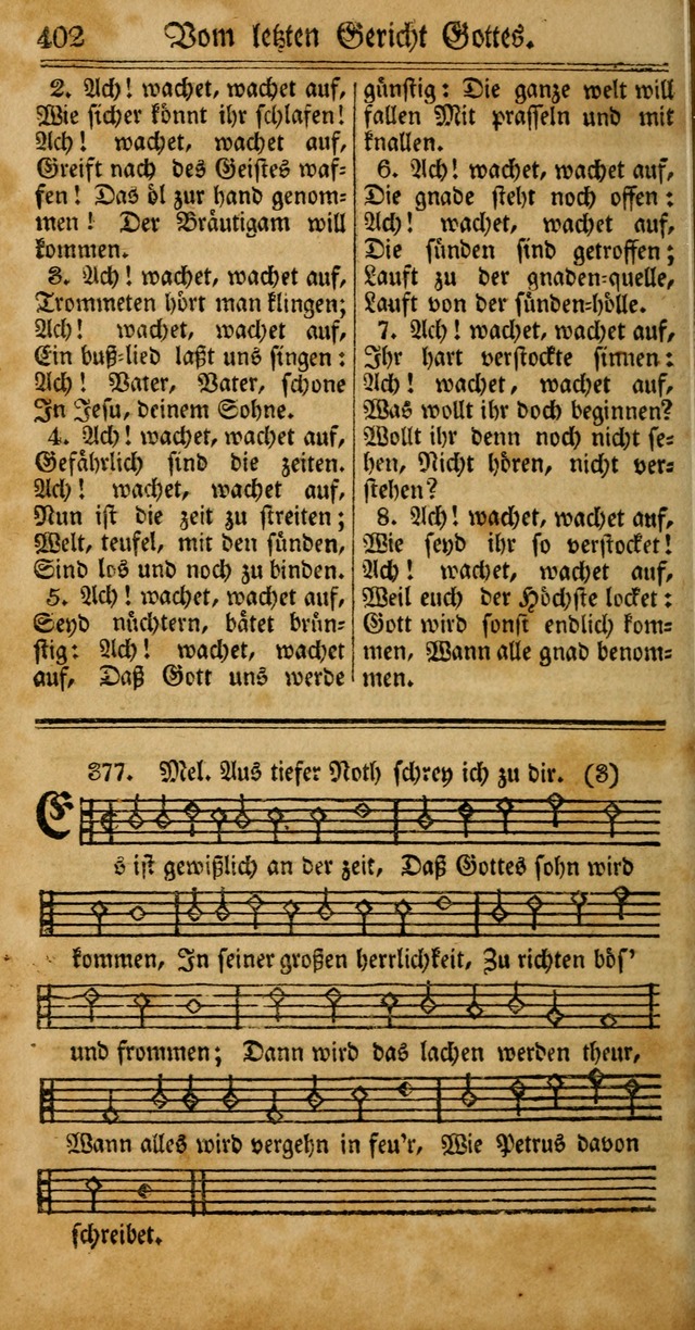 Unpartheyisches Gesang-Buch: enhaltend Geistrieche Lieder und Psalmen, zum allgemeinen Gebrauch des wahren Gottesdienstes (4th verb. Aufl., mit einem Anhang) page 482