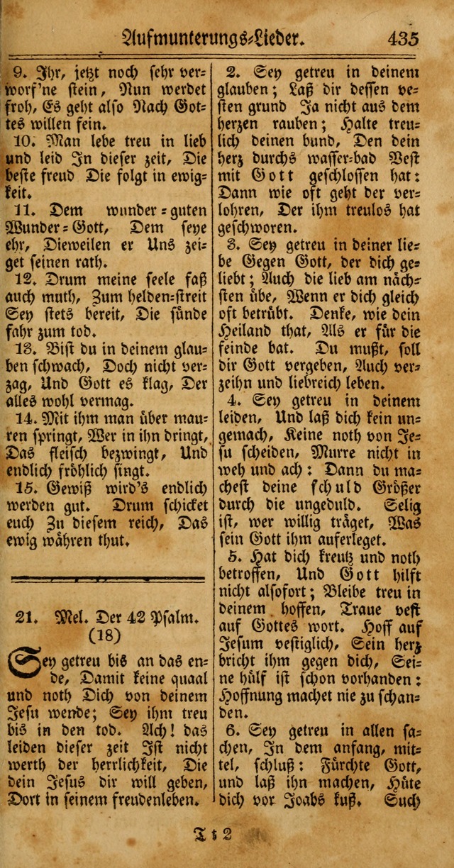 Unpartheyisches Gesang-Buch: enhaltend Geistrieche Lieder und Psalmen, zum allgemeinen Gebrauch des wahren Gottesdienstes (4th verb. Aufl., mit einem Anhang) page 515