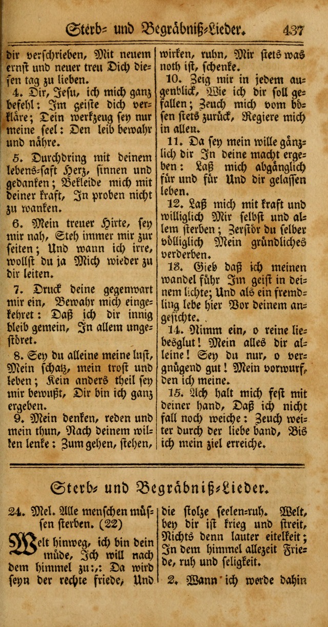 Unpartheyisches Gesang-Buch: enhaltend Geistrieche Lieder und Psalmen, zum allgemeinen Gebrauch des wahren Gottesdienstes (4th verb. Aufl., mit einem Anhang) page 517