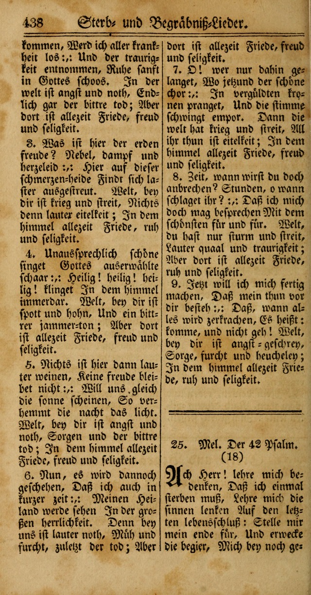 Unpartheyisches Gesang-Buch: enhaltend Geistrieche Lieder und Psalmen, zum allgemeinen Gebrauch des wahren Gottesdienstes (4th verb. Aufl., mit einem Anhang) page 518