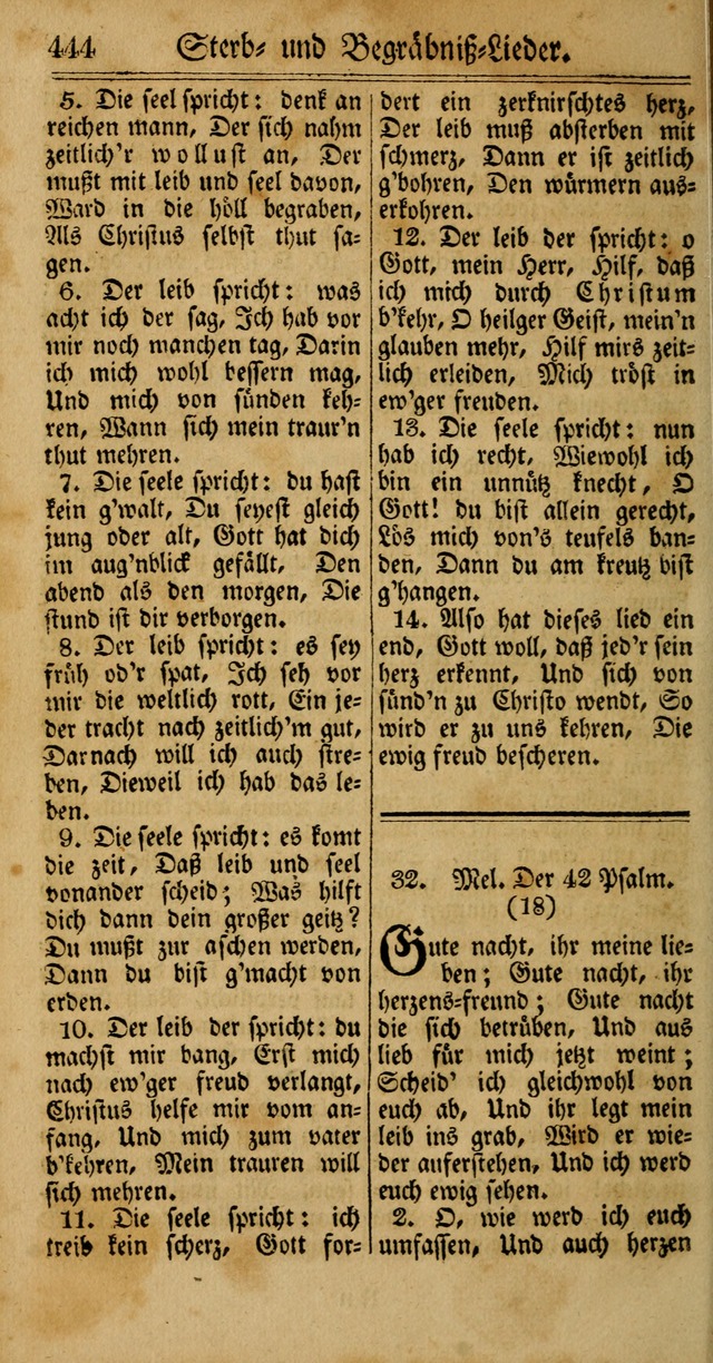 Unpartheyisches Gesang-Buch: enhaltend Geistrieche Lieder und Psalmen, zum allgemeinen Gebrauch des wahren Gottesdienstes (4th verb. Aufl., mit einem Anhang) page 524