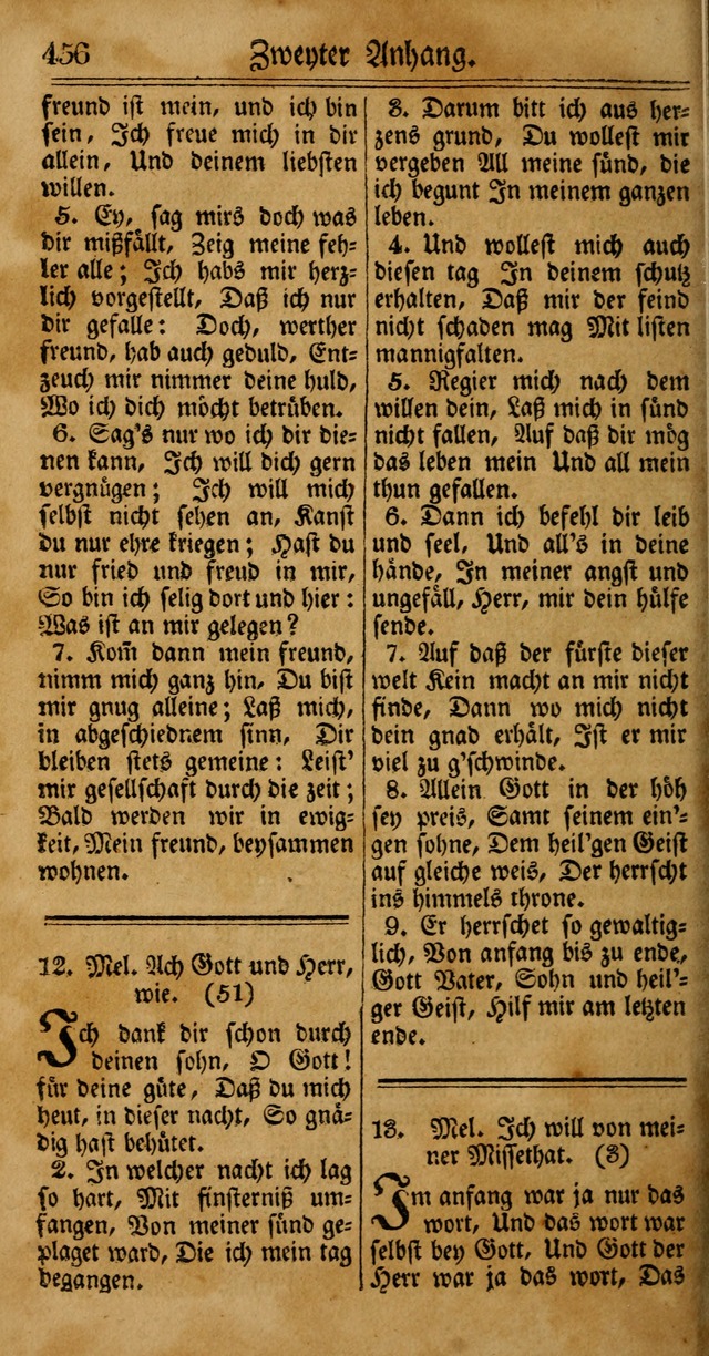 Unpartheyisches Gesang-Buch: enhaltend Geistrieche Lieder und Psalmen, zum allgemeinen Gebrauch des wahren Gottesdienstes (4th verb. Aufl., mit einem Anhang) page 536