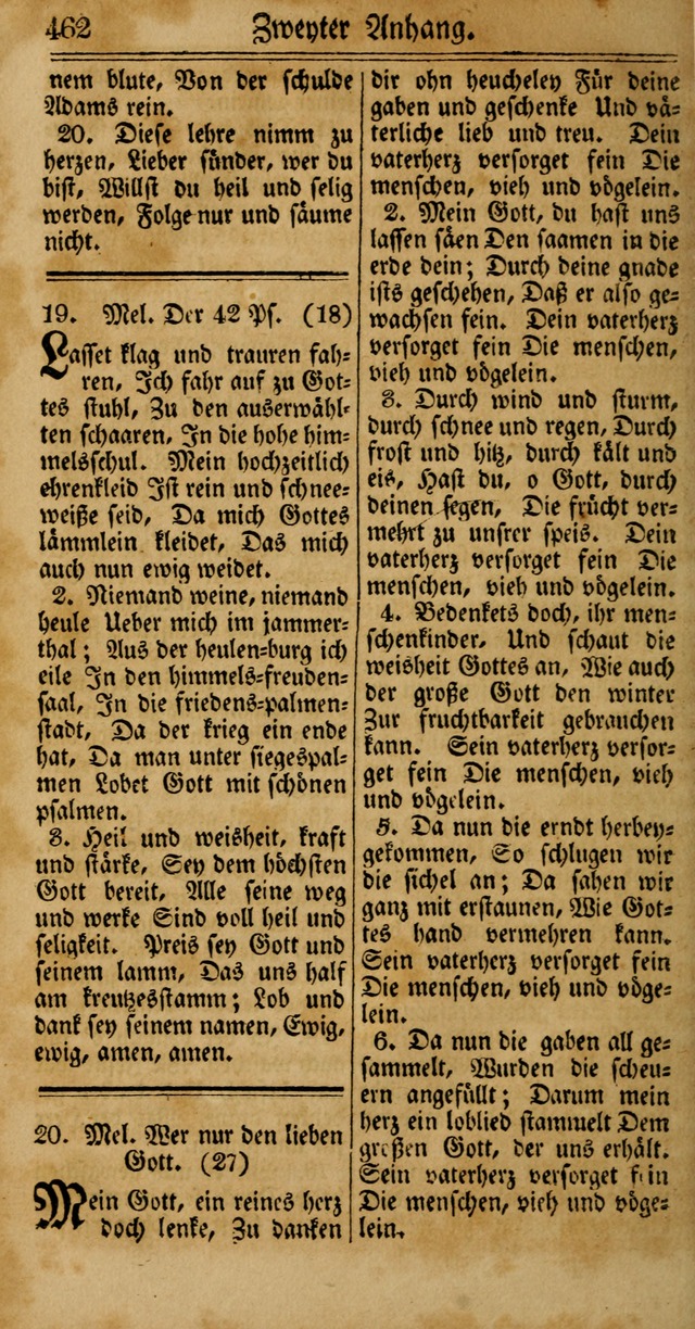 Unpartheyisches Gesang-Buch: enhaltend Geistrieche Lieder und Psalmen, zum allgemeinen Gebrauch des wahren Gottesdienstes (4th verb. Aufl., mit einem Anhang) page 542