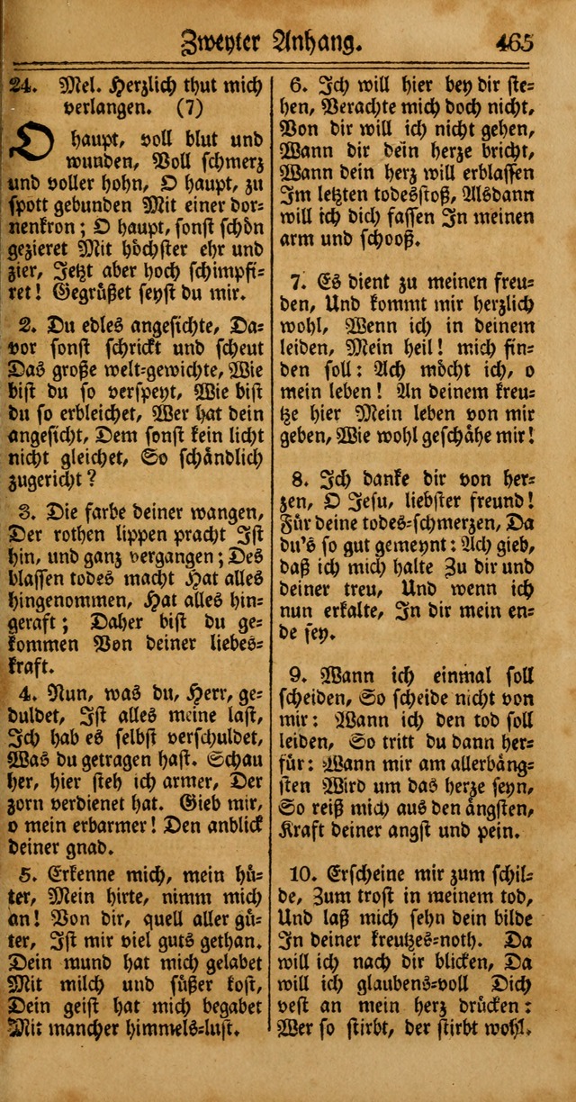 Unpartheyisches Gesang-Buch: enhaltend Geistrieche Lieder und Psalmen, zum allgemeinen Gebrauch des wahren Gottesdienstes (4th verb. Aufl., mit einem Anhang) page 545