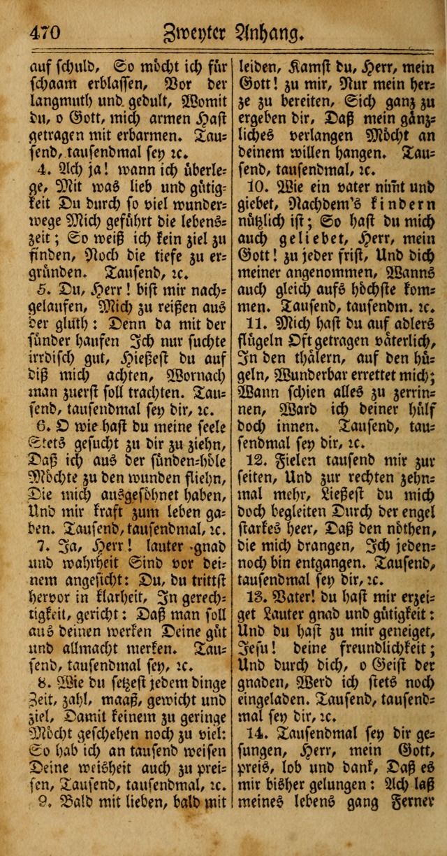 Unpartheyisches Gesang-Buch: enhaltend Geistrieche Lieder und Psalmen, zum allgemeinen Gebrauch des wahren Gottesdienstes (4th verb. Aufl., mit einem Anhang) page 550