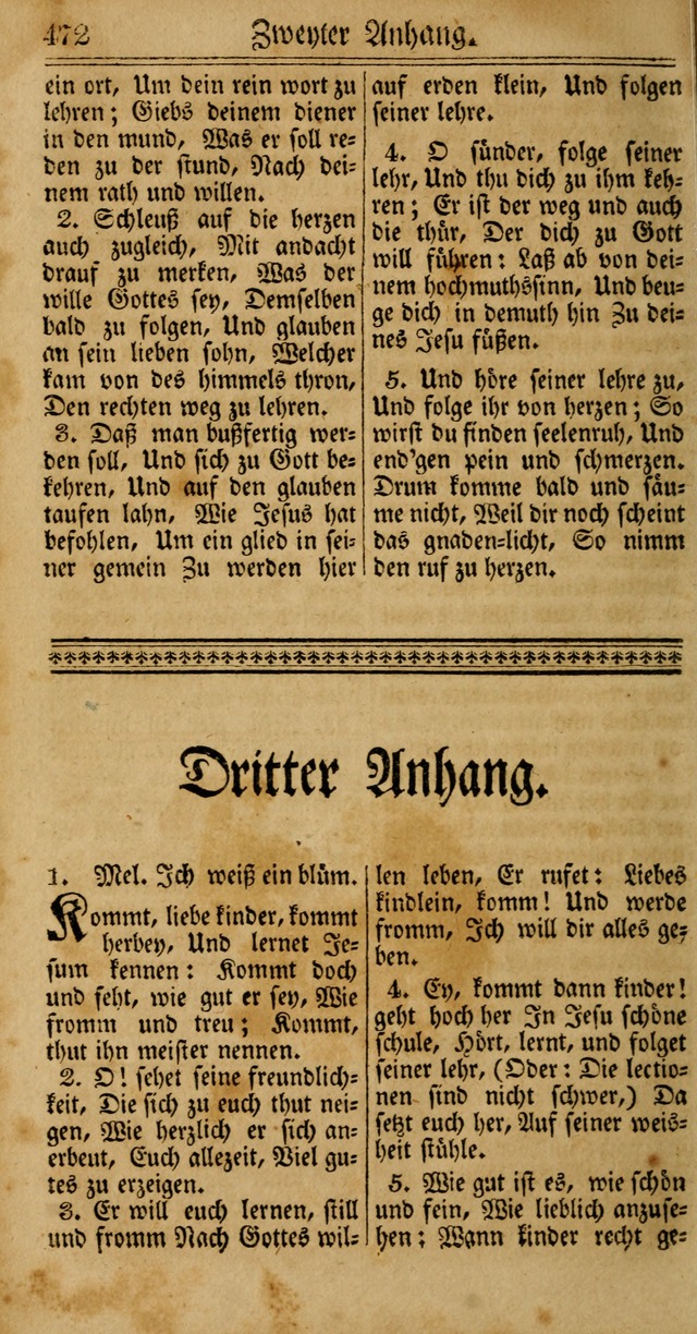 Unpartheyisches Gesang-Buch: enhaltend Geistrieche Lieder und Psalmen, zum allgemeinen Gebrauch des wahren Gottesdienstes (4th verb. Aufl., mit einem Anhang) page 552