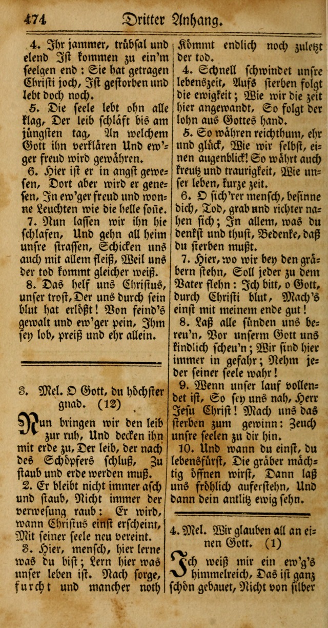 Unpartheyisches Gesang-Buch: enhaltend Geistrieche Lieder und Psalmen, zum allgemeinen Gebrauch des wahren Gottesdienstes (4th verb. Aufl., mit einem Anhang) page 554