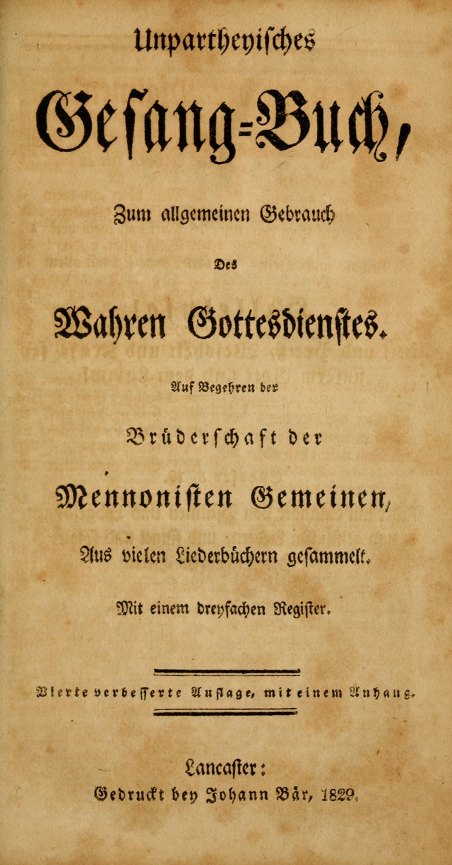 Unpartheyisches Gesang-Buch: enhaltend Geistrieche Lieder und Psalmen, zum allgemeinen Gebrauch des wahren Gottesdienstes (4th verb. Aufl., mit einem Anhang) page 81