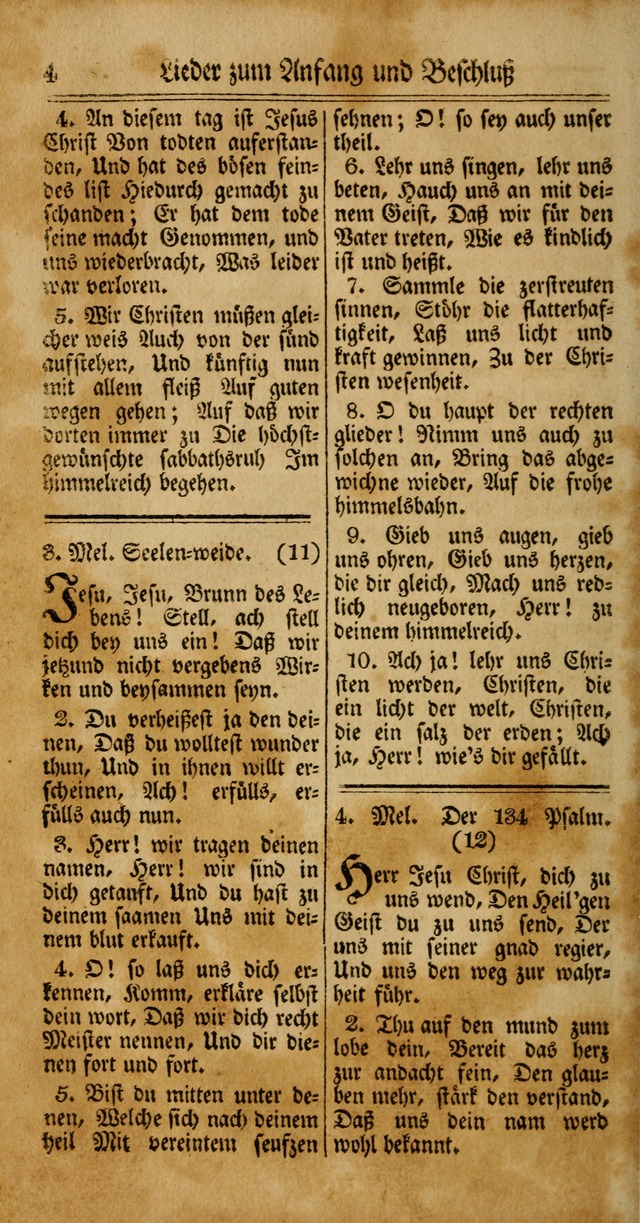 Unpartheyisches Gesang-Buch: enhaltend Geistrieche Lieder und Psalmen, zum allgemeinen Gebrauch des wahren Gottesdienstes (4th verb. Aufl., mit einem Anhang) page 84