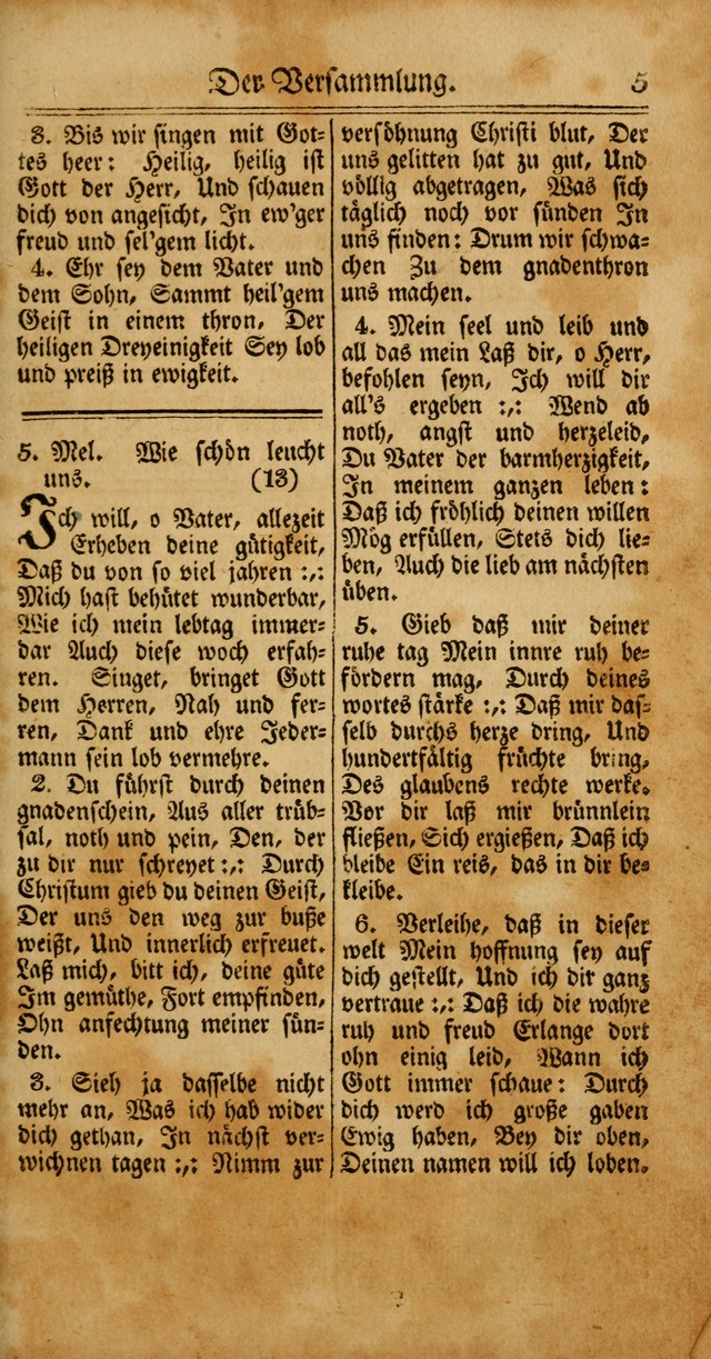 Unpartheyisches Gesang-Buch: enhaltend Geistrieche Lieder und Psalmen, zum allgemeinen Gebrauch des wahren Gottesdienstes (4th verb. Aufl., mit einem Anhang) page 85