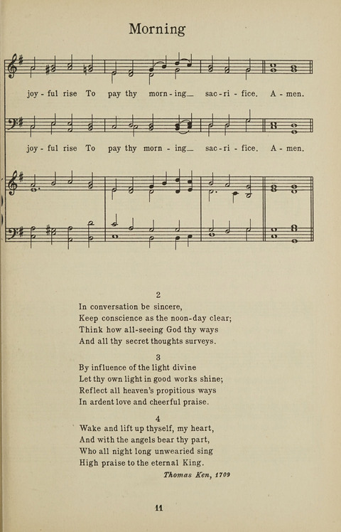 University Hymns page 10