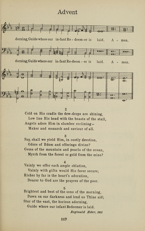 University Hymns page 116