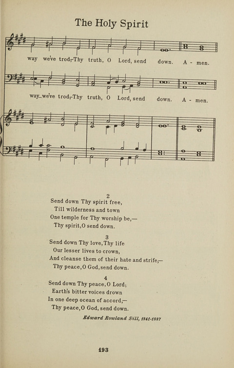 University Hymns page 192