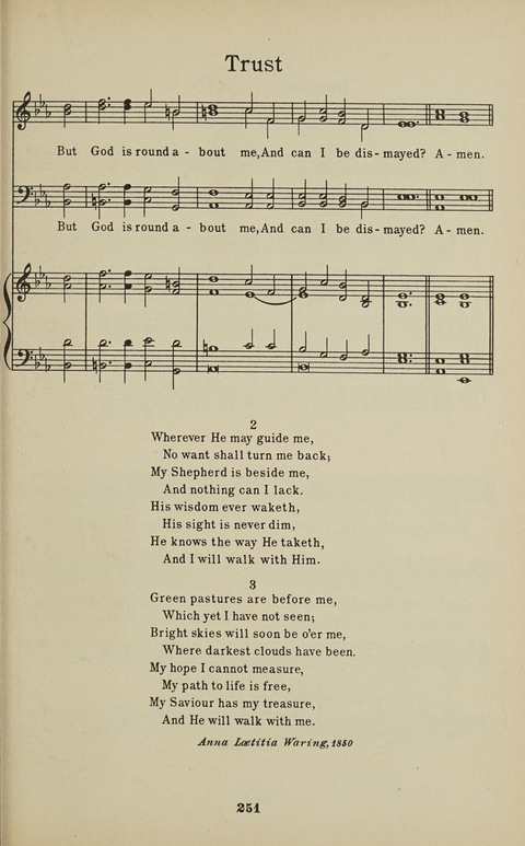 University Hymns page 250