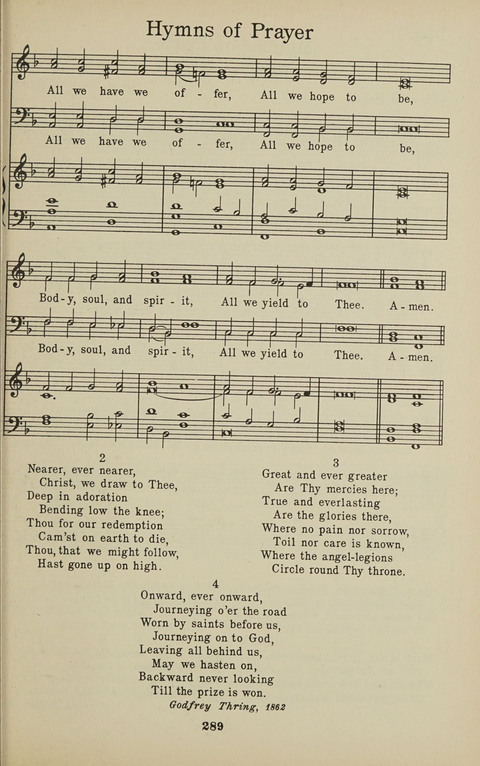 University Hymns page 288