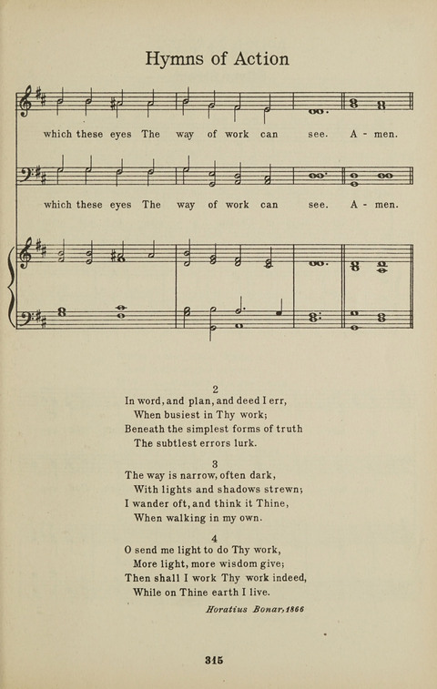 University Hymns page 314