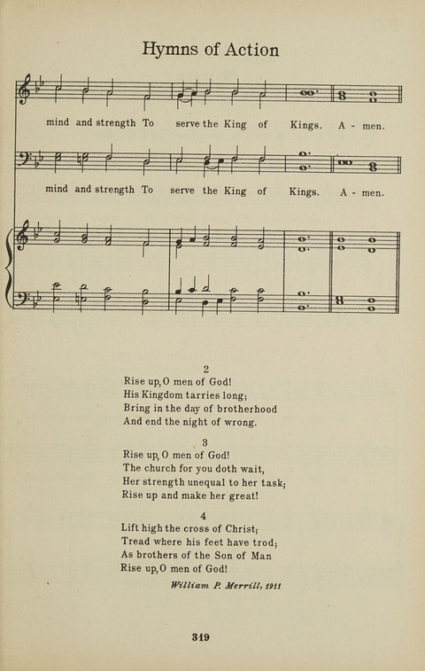 University Hymns page 318