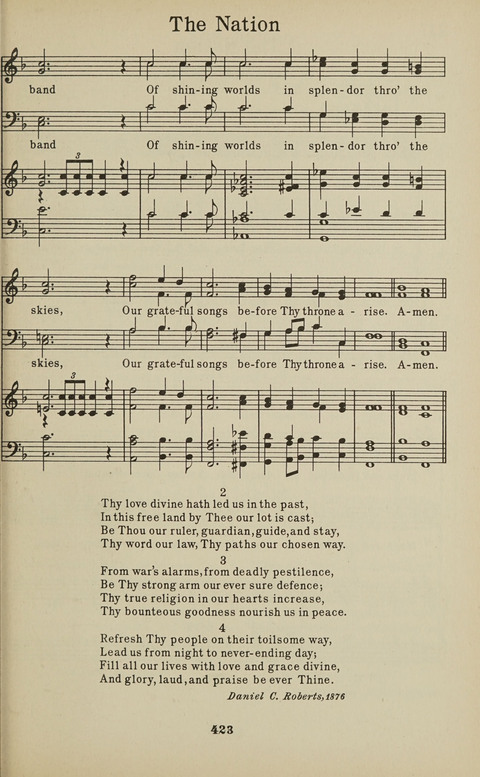 University Hymns page 422