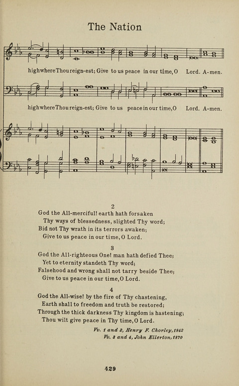 University Hymns page 428