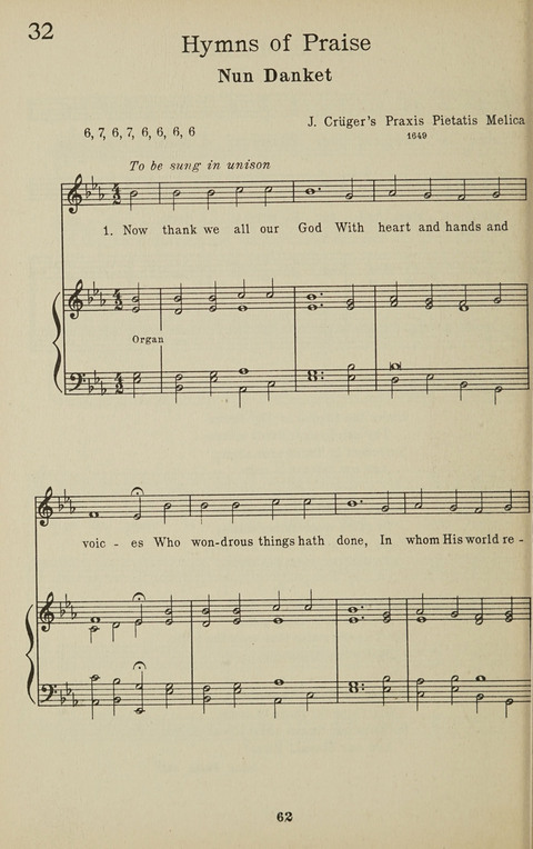 University Hymns page 61