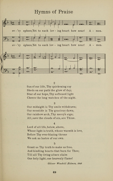 University Hymns page 68