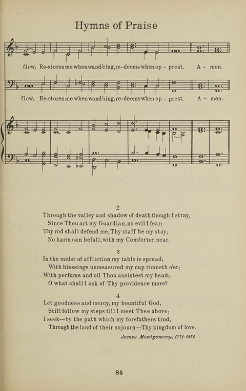 University Hymns page 84