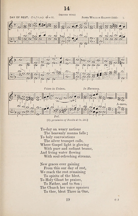 The University Hymn Book page 18