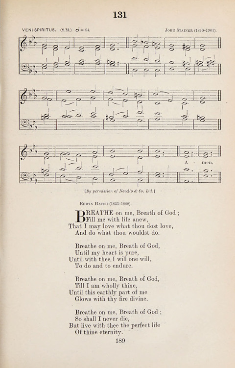 The University Hymn Book page 188