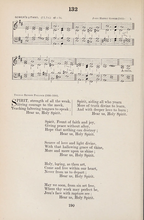 The University Hymn Book page 189