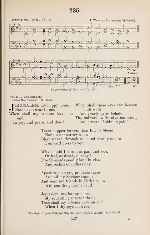 The University Hymn Book page 336