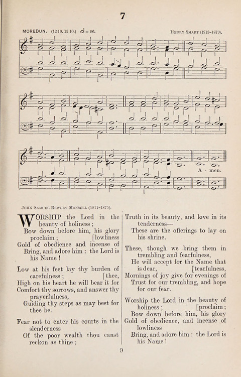 The University Hymn Book page 8