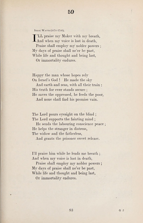 The University Hymn Book page 82