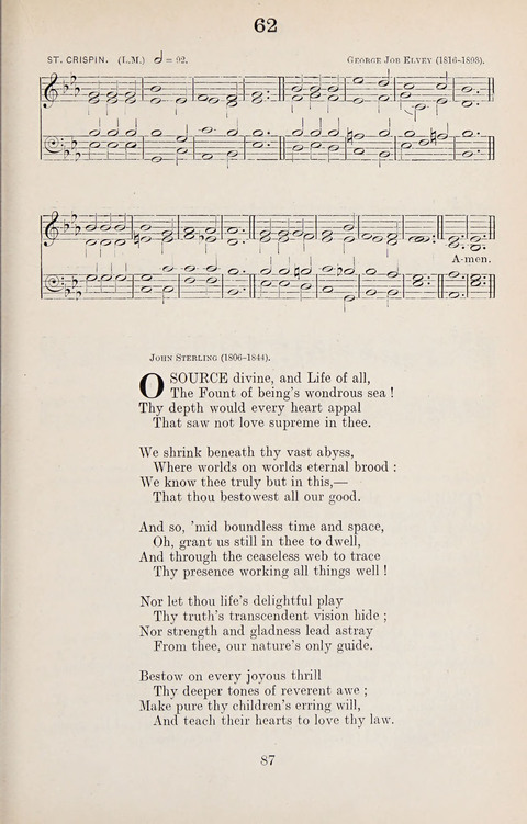 The University Hymn Book page 86