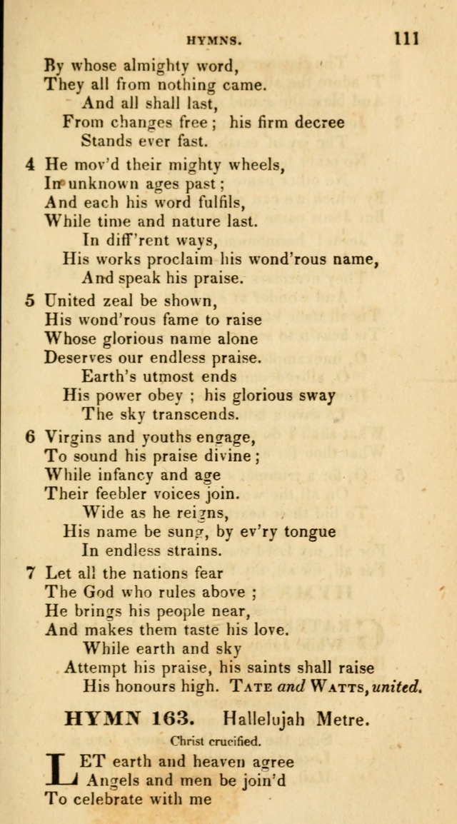 The Universalist Hymn-Book: a new collection of psalms and hymns, for the use of Universalist Societies (Stereotype ed.) page 111