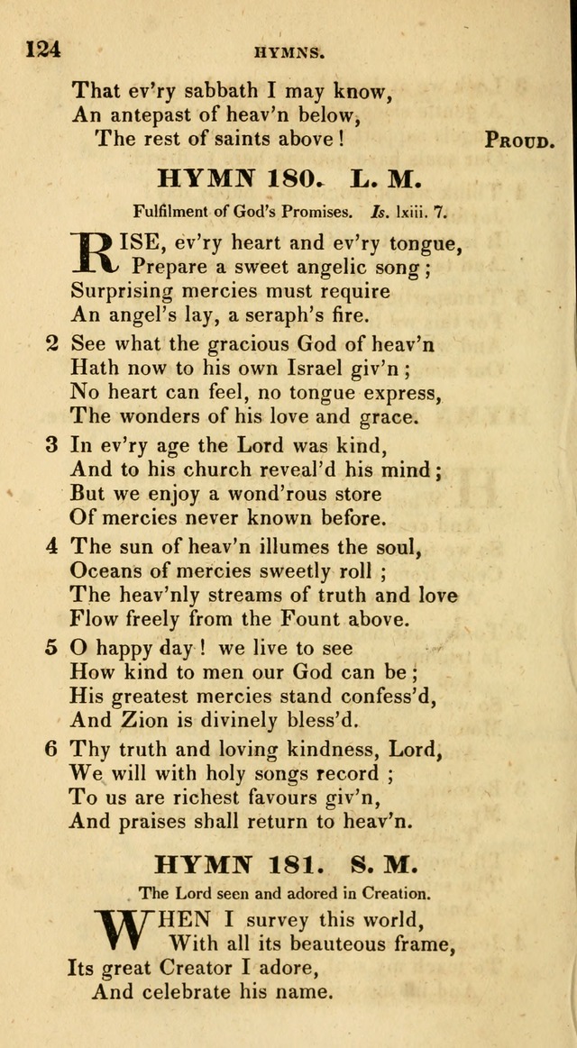 The Universalist Hymn-Book: a new collection of psalms and hymns, for the use of Universalist Societies (Stereotype ed.) page 124