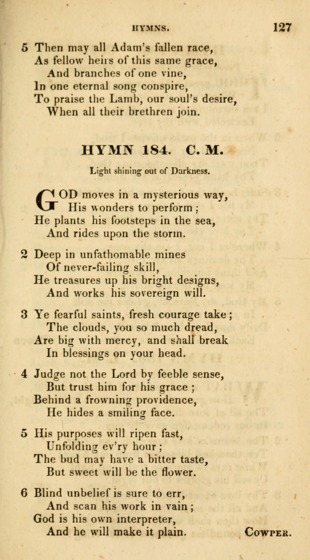 The Universalist Hymn-Book: a new collection of psalms and hymns, for the use of Universalist Societies (Stereotype ed.) page 127