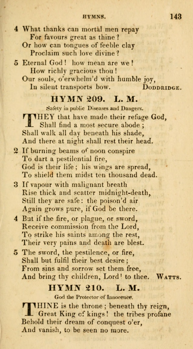 The Universalist Hymn-Book: a new collection of psalms and hymns, for the use of Universalist Societies (Stereotype ed.) page 143