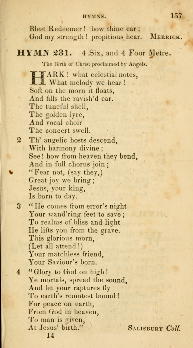 The Universalist Hymn-Book: a new collection of psalms and hymns, for the use of Universalist Societies (Stereotype ed.) page 157