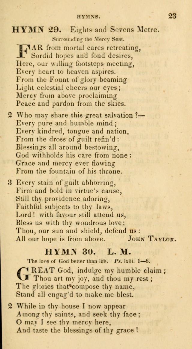 The Universalist Hymn-Book: a new collection of psalms and hymns, for the use of Universalist Societies (Stereotype ed.) page 23